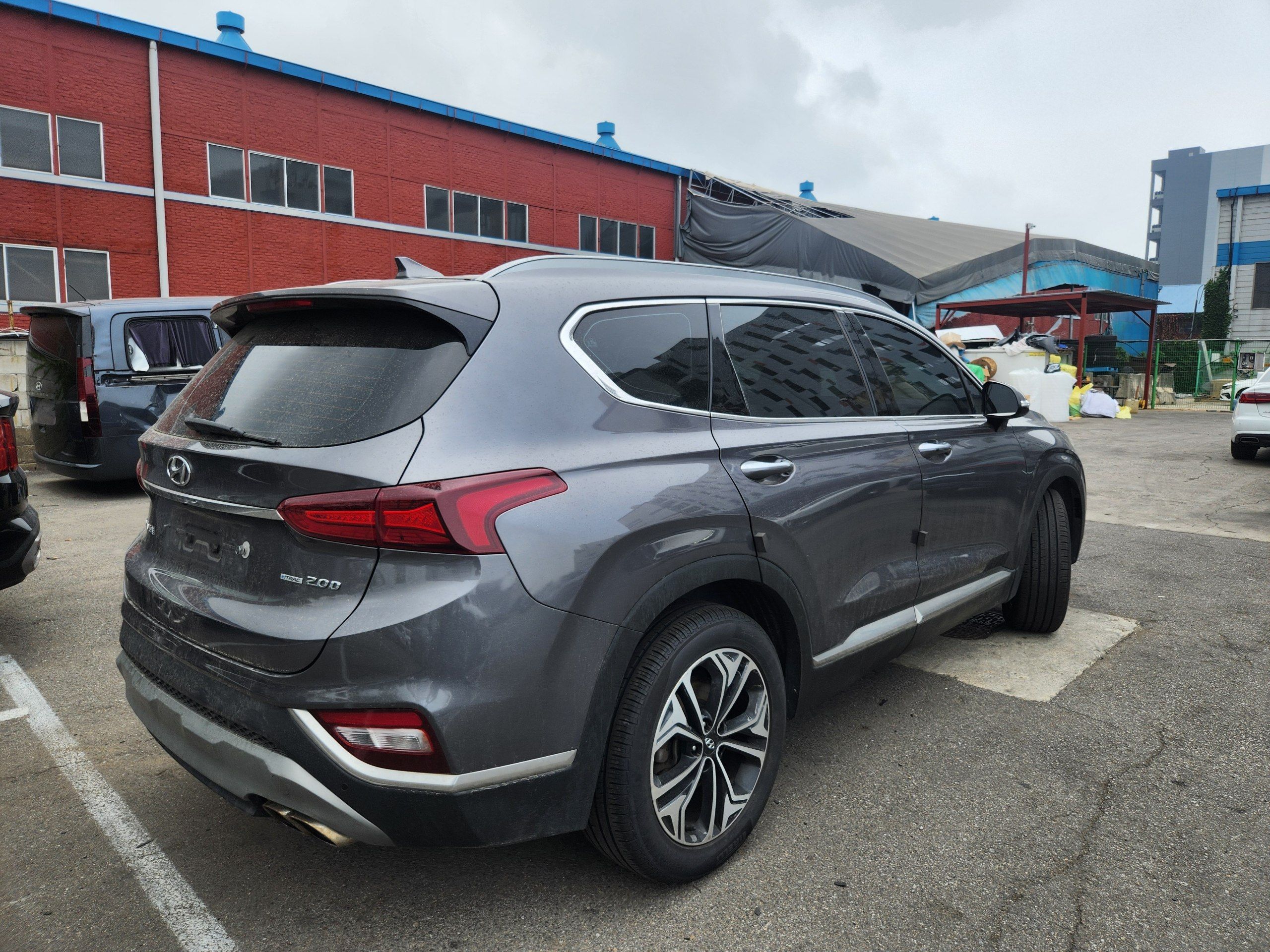 2019 Hyundai Santa Fe — Завантаження в контейнер
