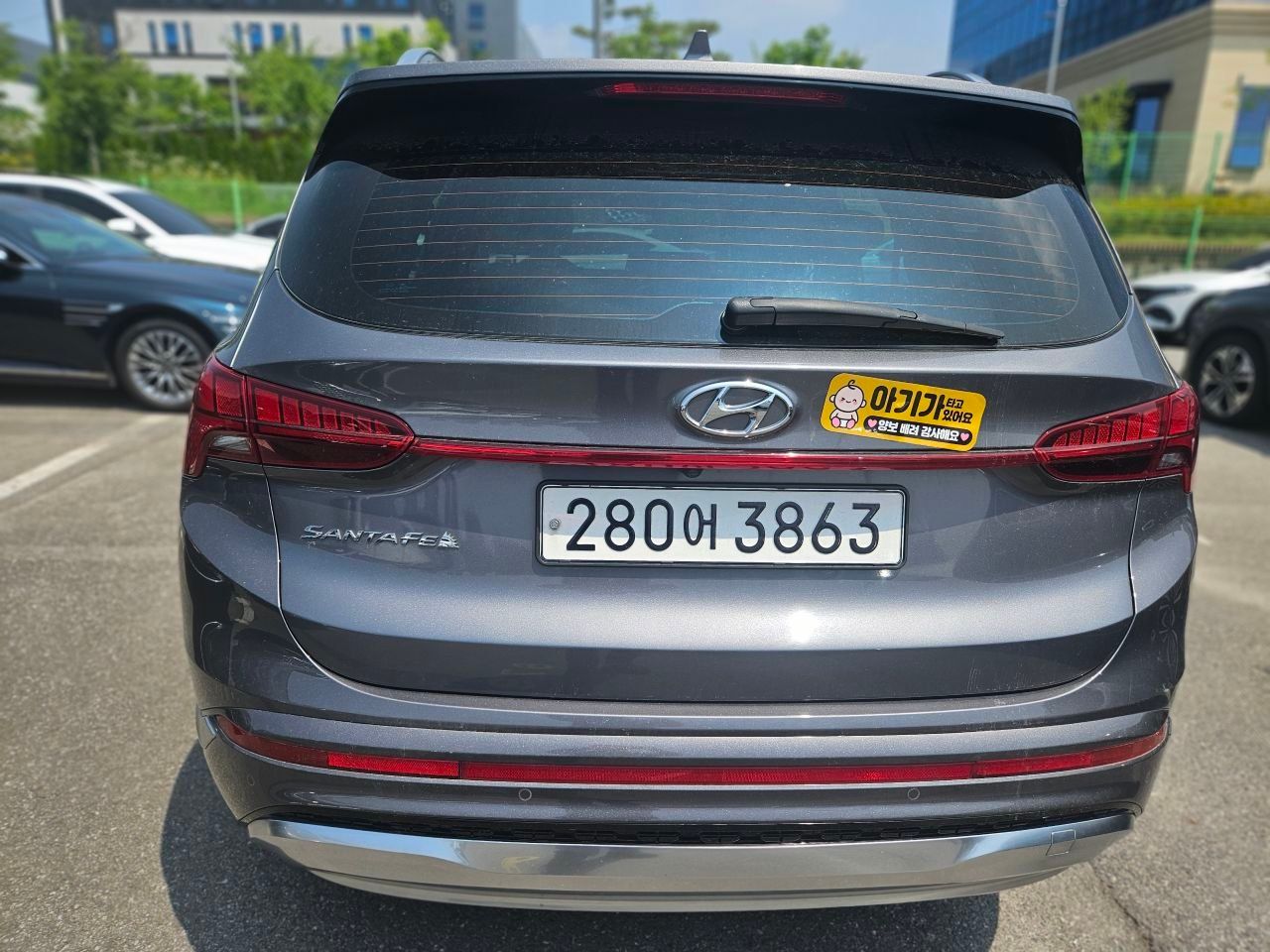 2020 Hyundai Santafe — Отримання з аукціону